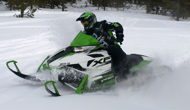 Arctic Cat Turbocharged Snowmobile