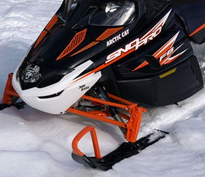 Arctic Cat uses premium Fox FLOAT AirShox as standard equipment on its sport sleds.