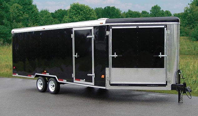 Enclosed Snowmobile Trailer