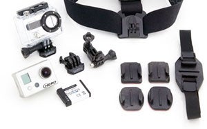 An excellent offering of accessory gear makes the GoPro Hero camera extremely versatile. (Image courtesy of GoPro.)