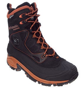 There are three heat levels available with Columbia’s new Bugathermo boot.  (Image courtesy of Columbia Sportswear Company)