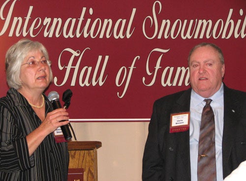 Jeannie and Chris Brewer International Snowmobile Hall of Fame