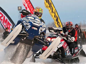 Kamm and Derek Ellis put on a thrilling show in Saturday's Pro Lite final. Kody Kamm and Derek Ellis at the ACSS Eastern Nationals