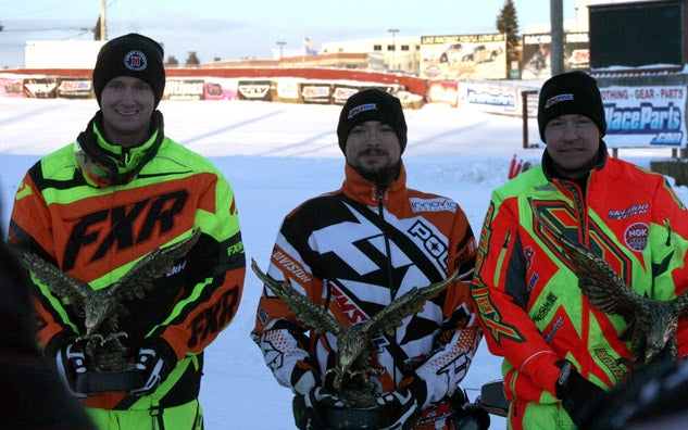 World Championship Snowmobile Derby Trophies