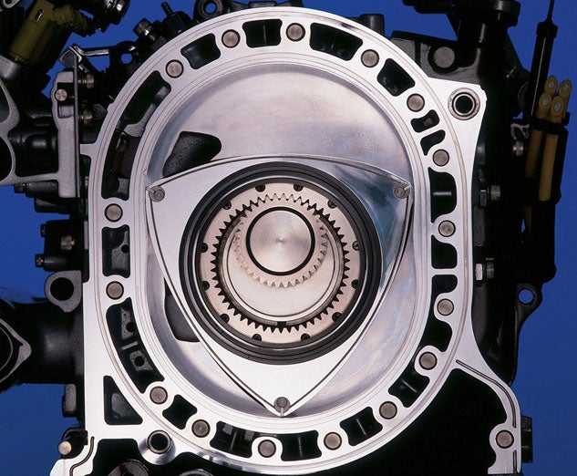 Mazda Rotary Engine Cutaway
