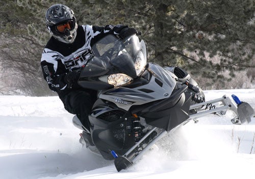 Modern Yamaha Snowmobile