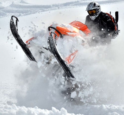 Mountain Snowmobile Product Testing