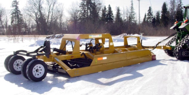 Nortec Drag Behind Snowmobile Trail Groomer