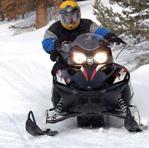 To cushion the reality of new sled pricing, Polaris offers a 'value' line that includes the 2009 550 IQ Shift.