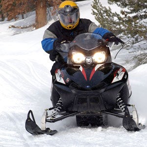 To cushion the reality of new sled pricing, Polaris offers a 'value' line that includes the 2009 550 IQ Shift. To cushion the reality of new sled pricing, Polaris offers a 'value' line that includes the 2009 550 IQ Shift.