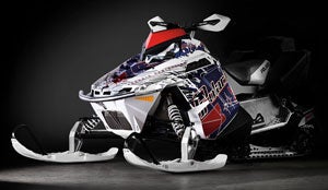 Polaris Retro Snowmobile Wrap