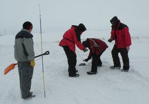 Avalanche awareness training is included in Rocky Mountain Power’s winter environment training session.