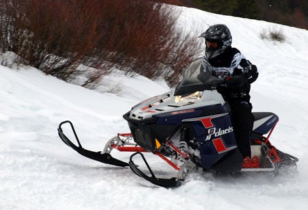Snowmobiling relies on its appeal to everyday snowmobilers who want to enjoy winter on their own terms with their best friends.
