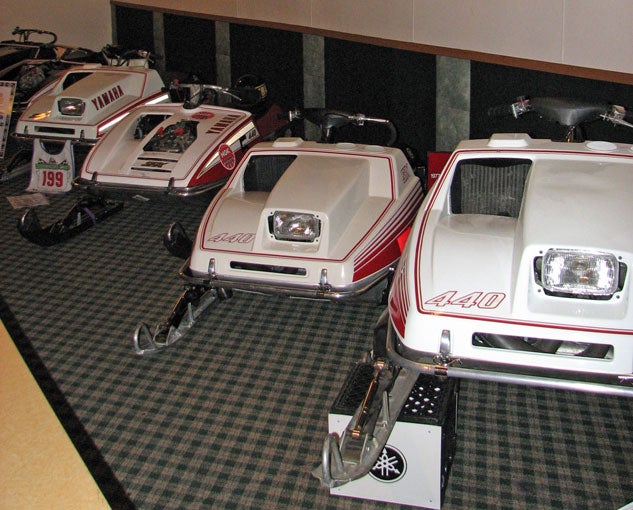 Vintage Yamaha SRX Snowmobiles