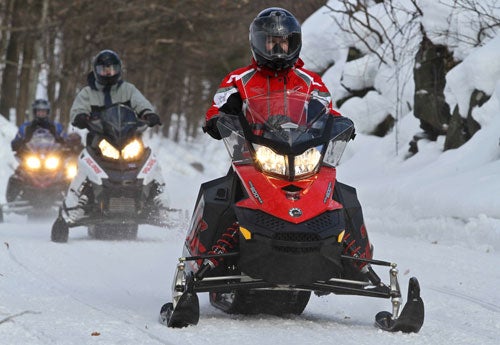 Riding Ontario's snowmoible trails