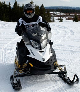 Ski-Doo’s aggressive Freeride model makes the news now, but the new 600cc four-stroke may power Ski-Doo’s future.