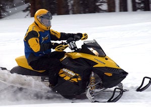 Being light and nimble with great handling makes the Ski-Doo REV TNT a success.