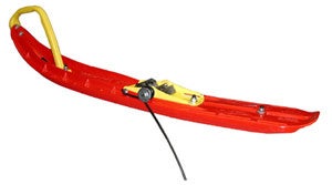 This is an example of a torsion spring scratcher designed for ski mounting. (Image courtesy of Starting Line Products)