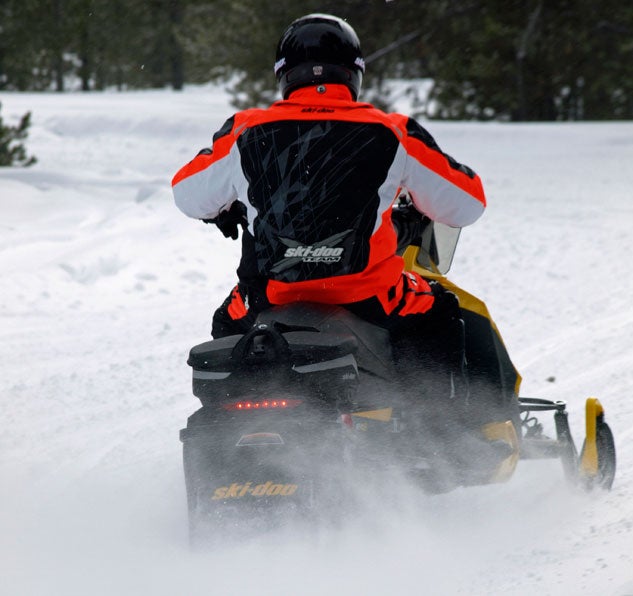 Ski-Doo Snowmobile Rear