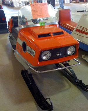 Ski Whiz Vintage Snowmobile