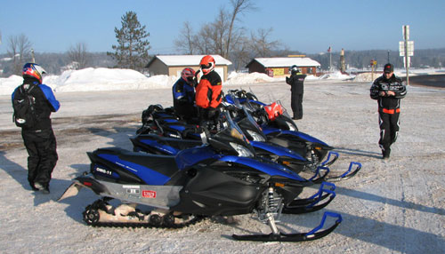 Snowmobile Riding Group