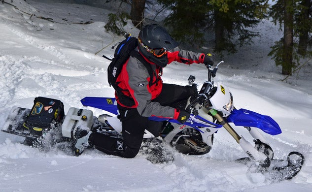 Snow Bike Rider Action Profile