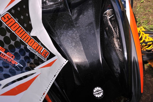 Snowmobile Graphics Smooth Surface