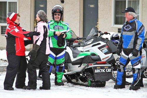 It's easy to go snowmobiling in Ontario