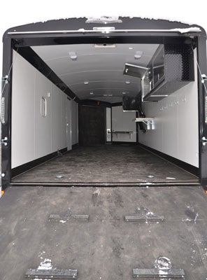 Snowmobile Trailer Rear Loading Door