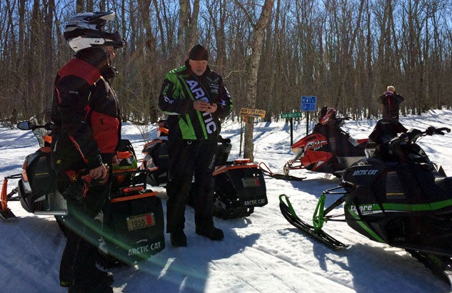 Snowmobile Volunteers Gathering