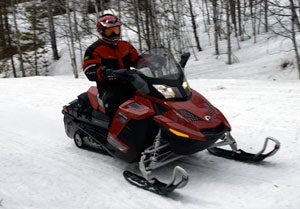 Sport-Touring Snowmobile Rider