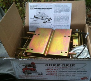 Your Sure Grip Dollies will be shipped in a compact box with al pieces neatly and efficently ready for assembly.