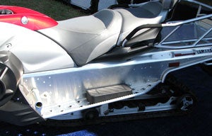 This Yamaha can trace its tapered tunnel back to the 1975 Sno-Jet SST.