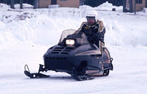 Vintage Polaris Snowmobile