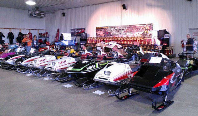 Vintage Snowmobiles in Eagle River