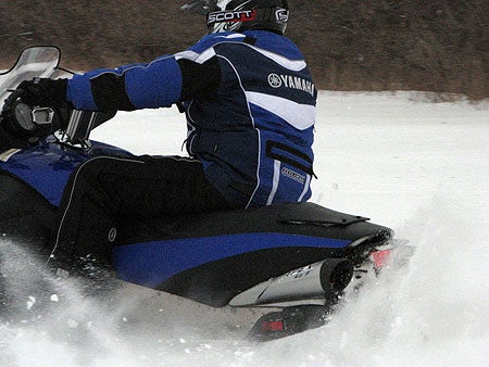 Getting a 'roost' of snow is no problem with Yamaha’s all-new Genesis 120 FI power package.