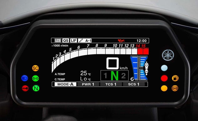 Yamaha YFZ-R1 Display