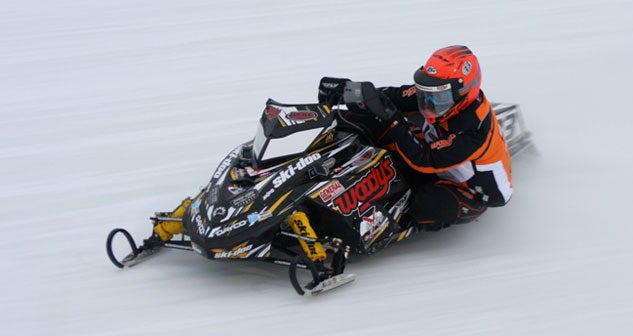 Malcolm Chartier Eagle River Snowmobile Derby