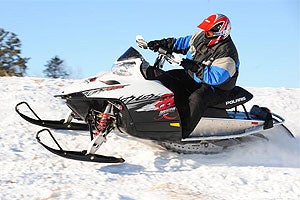 Polaris snowmobile sales have been better than expected in the first half of 2008.