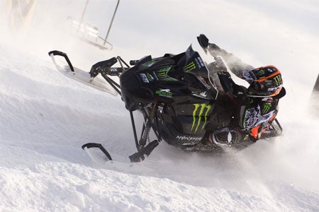 Tucker Hibbert continues to prove that he's the best snocross racer on the planet. (Photo by John Hanson)