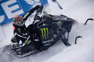 Tucker Hibbert dominated in Duluth on his Arctic Cat.