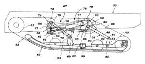 Masao Furusawa first patented the Mono Shock design in 1999. This drawing is from the original patent filing.