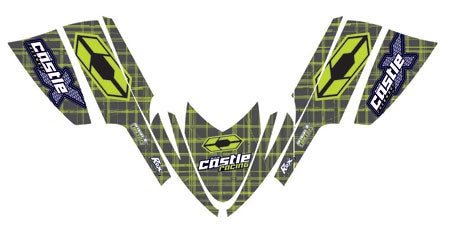 Blown Concepts’ Castle Graphics kits feature designs based on the same ones found on Castle clothing so your sled will match your Castle riding gear.