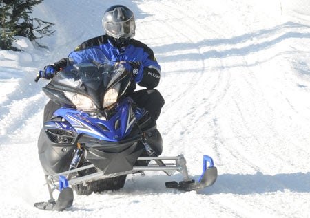 The 2011 Yamaha Apex SE is the first trail sled with an all-air suspension. The ride is one of the best Yamaha has ever produced.