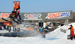 Ski-Doo's Tim Tremblay takes the Pro Open victory.